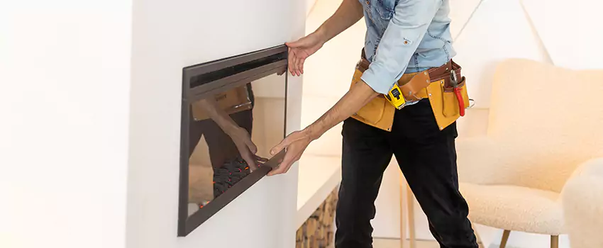 Metal Fireplace Installation in Blacksburg, Virginia