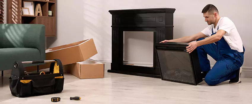 Old Rusted Metal Fireplace Repair And Replacement in Blacksburg, VA